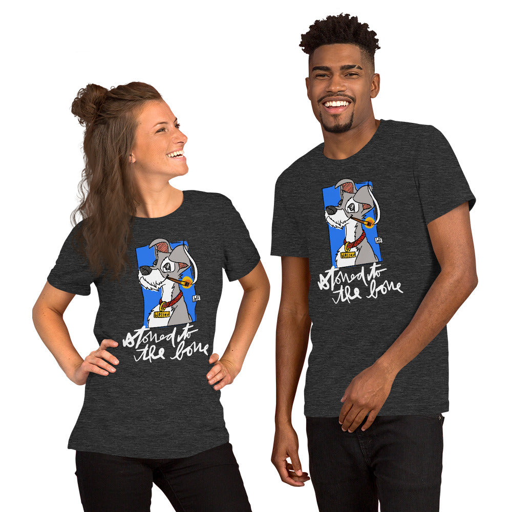 Stoned to the Bone - Lebo Short Sleeve Unisex T-Shirt